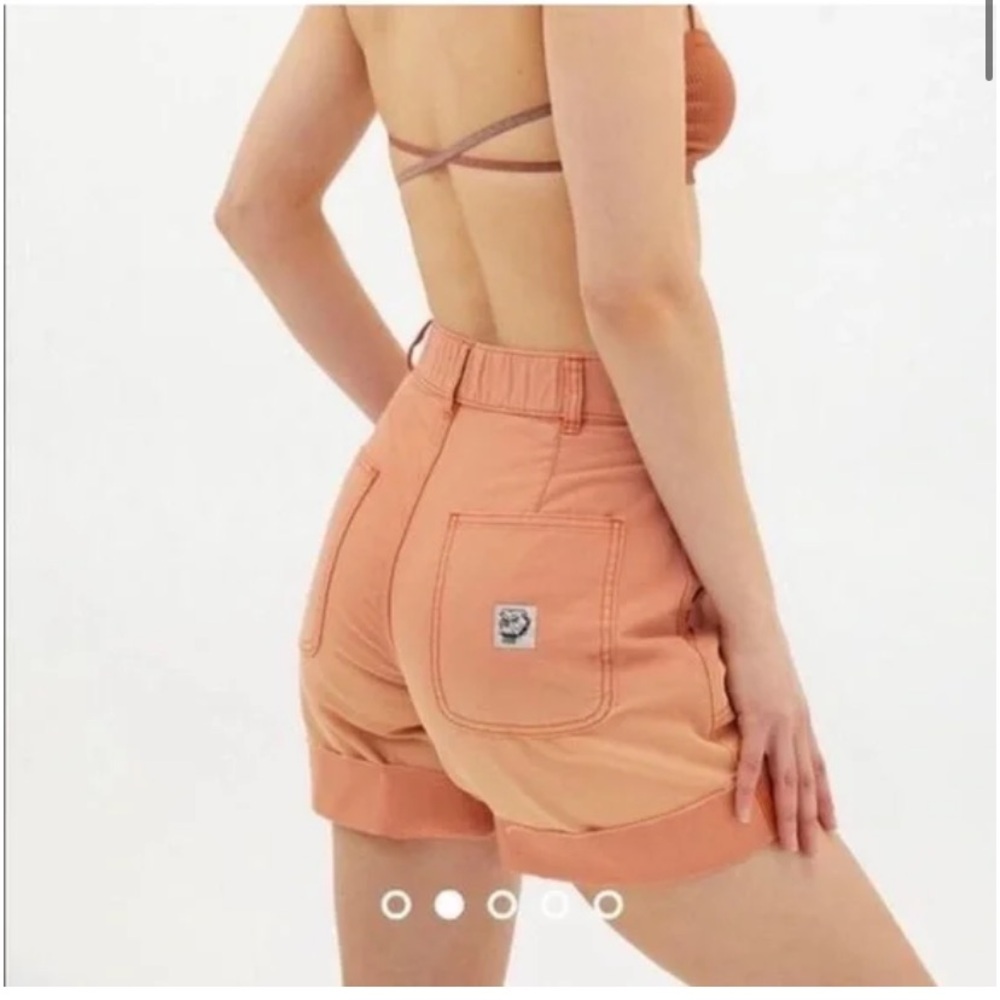 BDG Urban outfitters Kiara high waist orange waist ombré shorts M - Picture 2 of 4